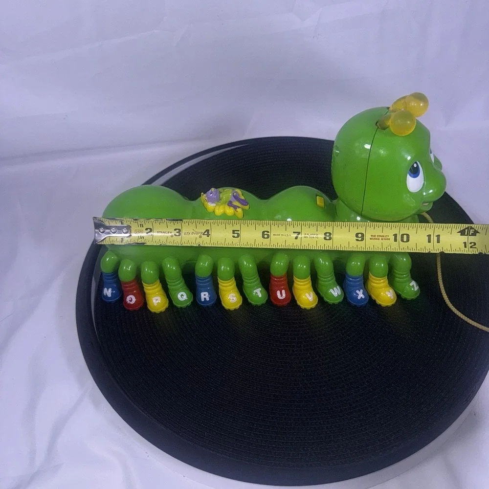 LeapFrog Alphabet Pal Pull Toy Talking Caterpillar Letters Sound 2001 Works